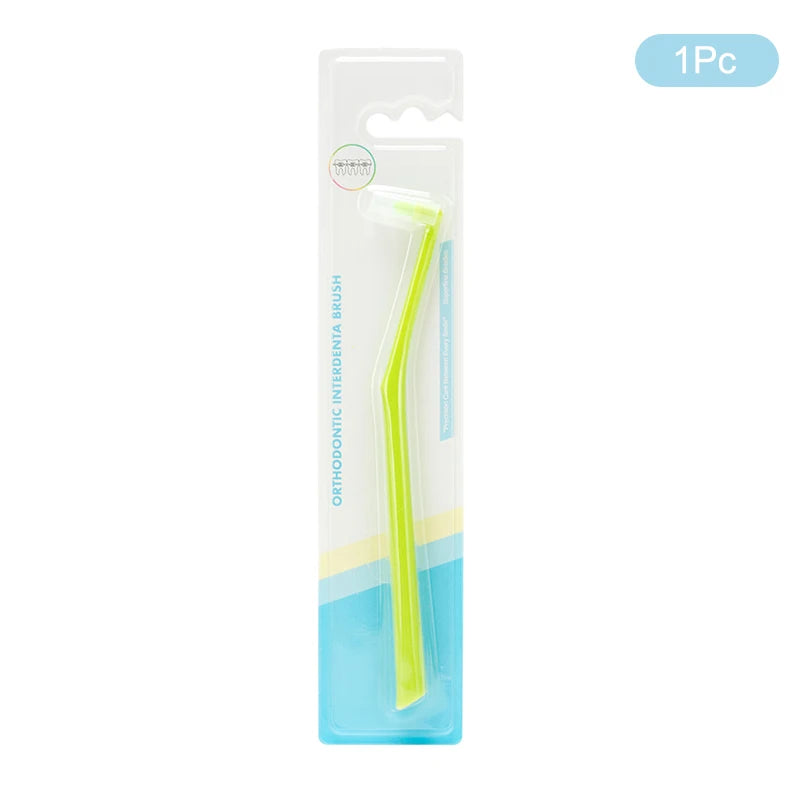 1/3/5 Pcs Interdental Brush Single-Beam Soft Teeth Cleaning Toothbrush Oral Care Tool Small Head Soft Hair Implant Adult