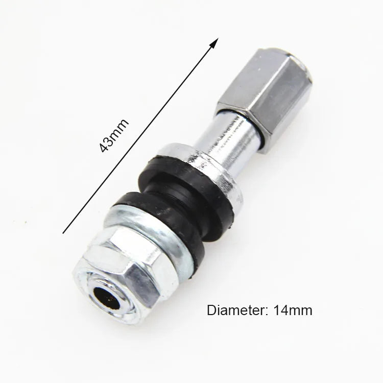 Motorcycle Scooter Tubeless Tire Valve Stem Straight Bent 90 135 degree Copper Silver Valve For ATV Motorbike Quad