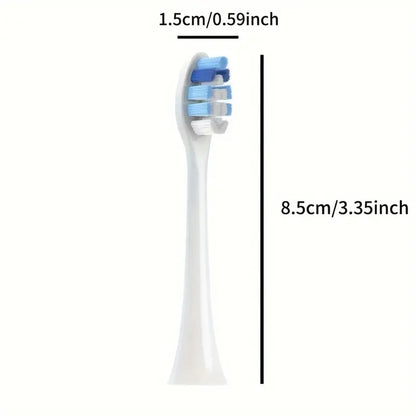 4-16pcs Replacement Toothbrush Heads Compatible with Philips Replacement Brush Heads with Protective Cover Soft Dupont Bristles