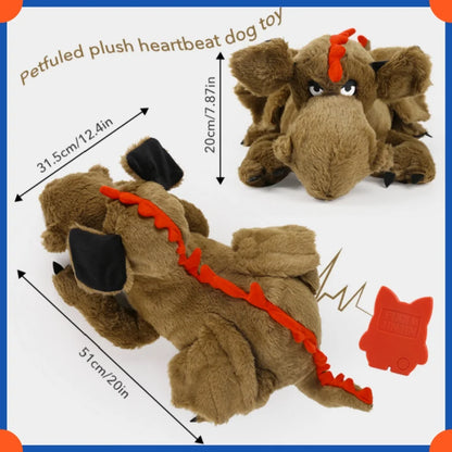 Plush Puppy Heartbeat Toys, Birthday Gifts, Rich Dog Puzzle Toys, Behavior Training, 16 Christmas