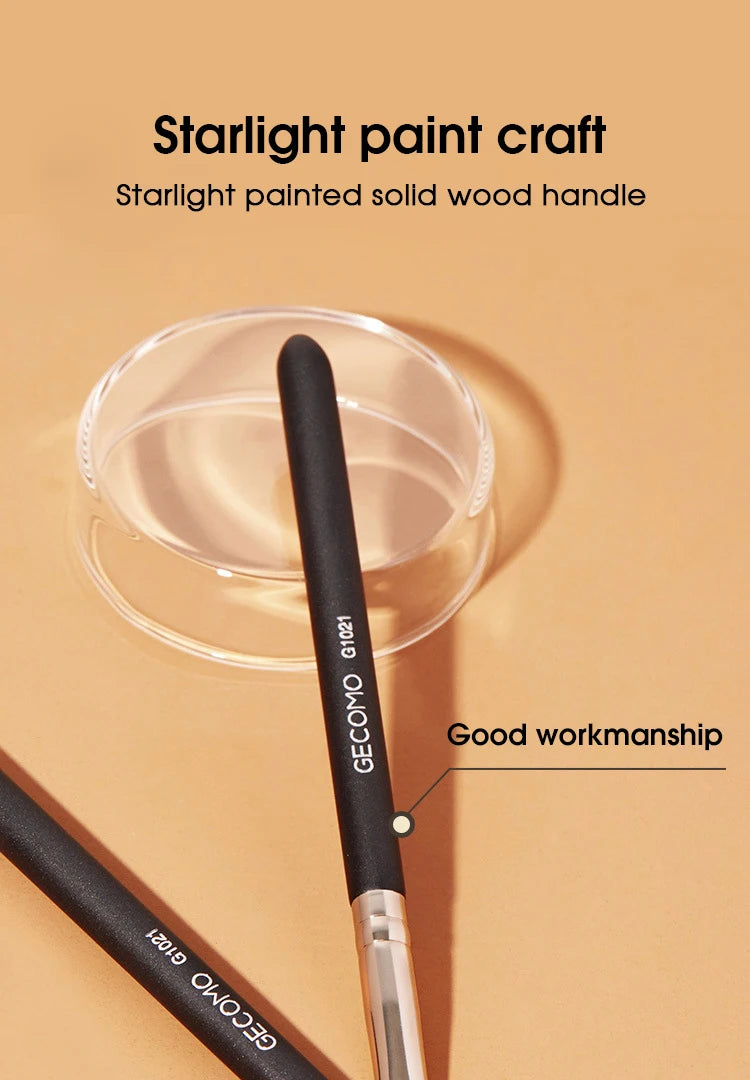 Eyeliner brush eyebrow brush do not eat powder easy overhand blade flat head brush circular arc brush eye repair makeup brush