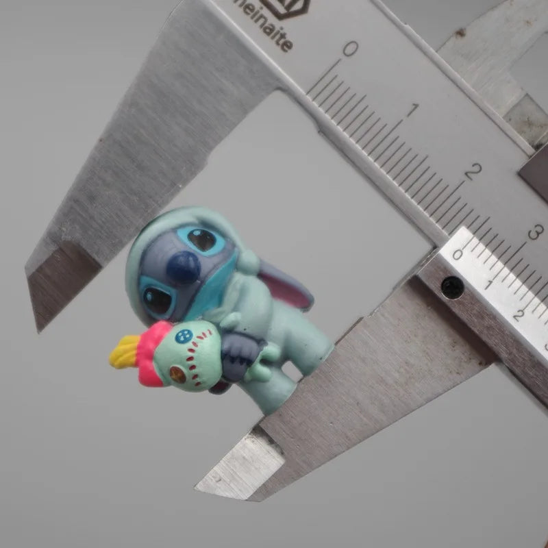 1set Stitch Cartoon Toy Doll Have 6 Different Dolls Give Away Boyfriend Anime Doll Necklace Pendant Birthday Gift Christmas Gift