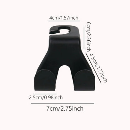 Concealed Creative New Car Seat Back Hook Multi Functional Rear Car Phone Holder Hook Automotive Accessories
