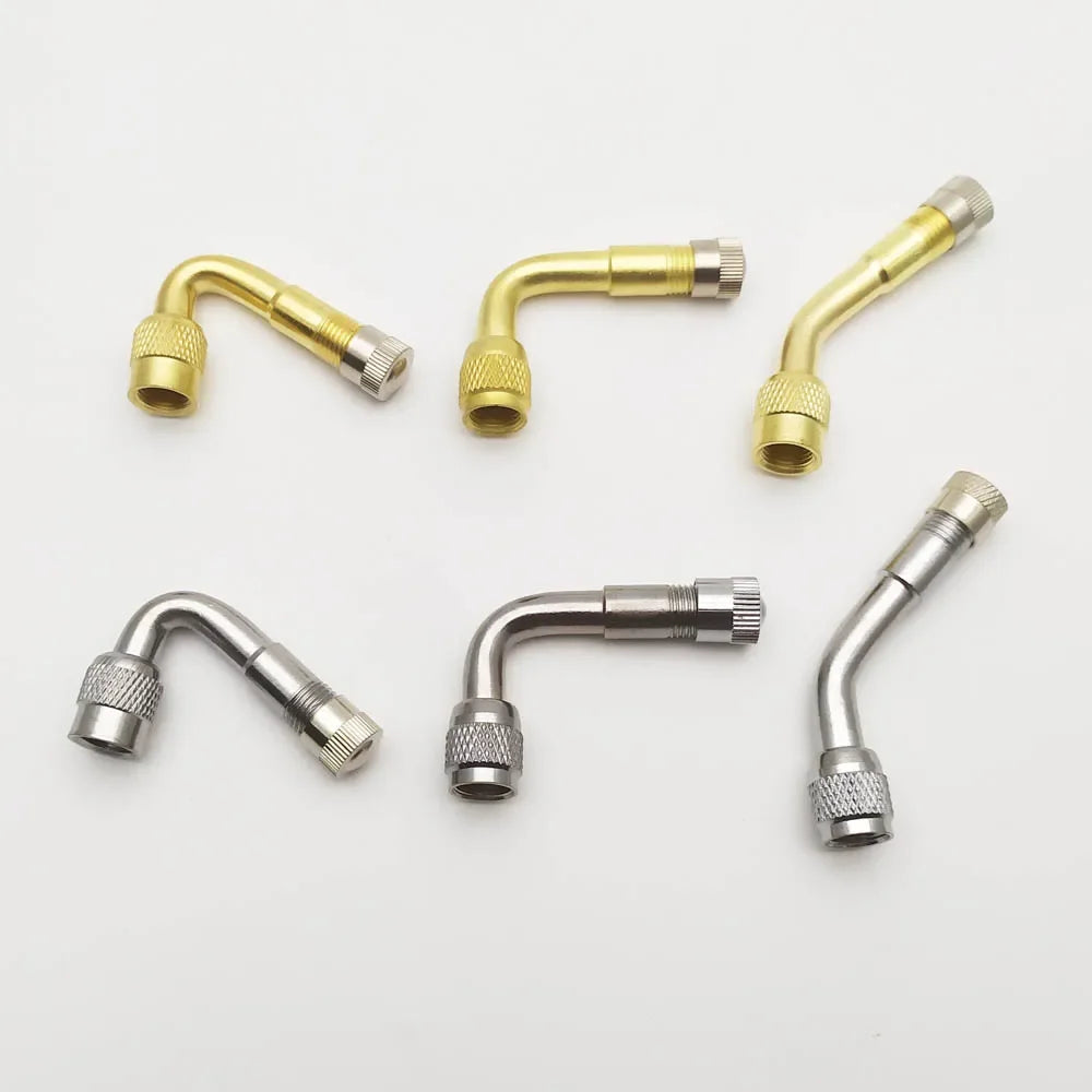 45 90 135 Degree Angle Bent Valve Adaptor Tyre Tube Valve Extension Adapter for Motorcycle Truck Car Moto Bike