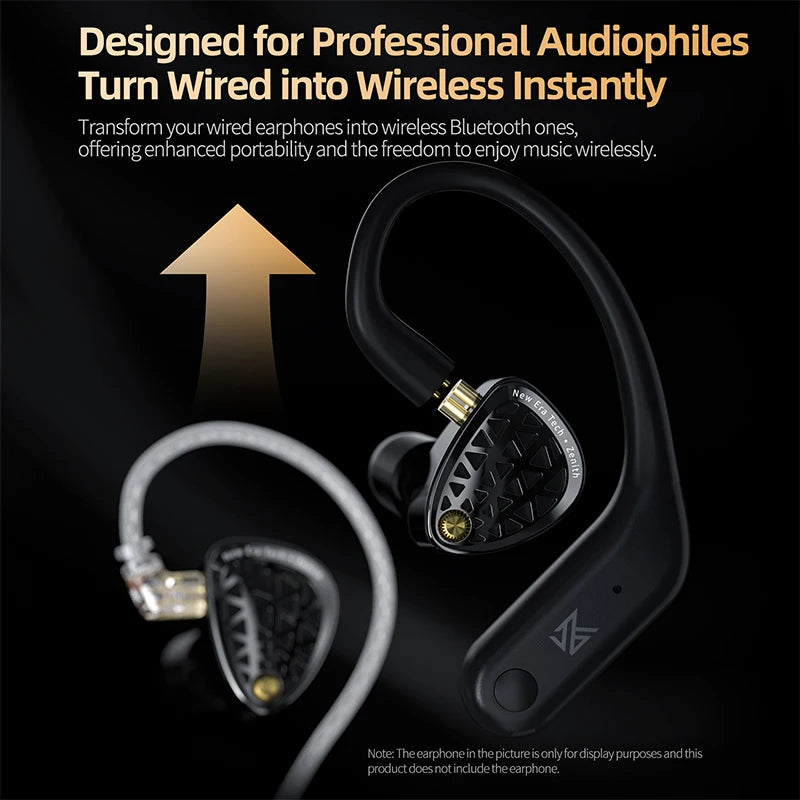 KZ AN01 Wireless Bluetooth 5.4 Cable Ear Hook With Charging Case For KZ Castor PRO PR2 PR3 ZSXPRO ZVXPRO Krila