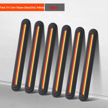 4pcs Car Rearview Mirror Door Protector Guard Edge Protector Buffer Trim Molding Protection Strip Car Auto Scratch Protector Bar