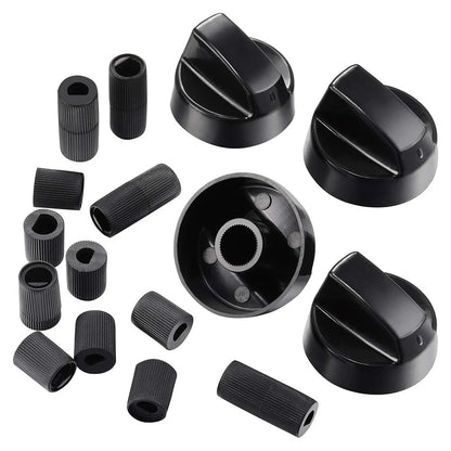 Control Knobs With Adapters Versatile Control Knobs Set Knobs & 12 PCS Adapters For Stoves & Ovens Control Knob