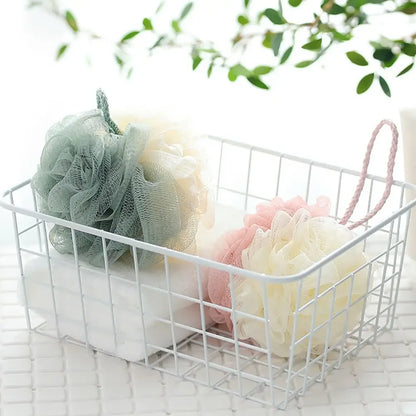 Soft Shower Mesh Foaming Sponge Body Scrub Exfoliating Back Brush Skin Cleaner Bath Bubble Ball Skin Care Bathing Accessories
