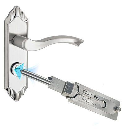 1-5X Lockpicking Lock Decoder SS001 O-ring Pickup Kit Pick Locksmith Tools Key Decoder Precision Hook Door Maintenance Repair
