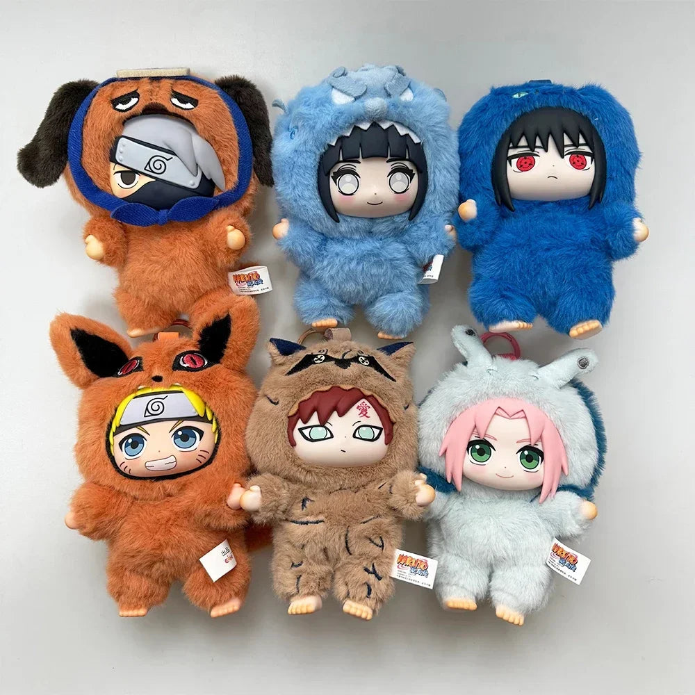 New EAKI Naruto Blind Box Shippuden Party Series Uzumaki Stuffed Shippuden Plush Figure Ornament Toy Collection Gift forChildren