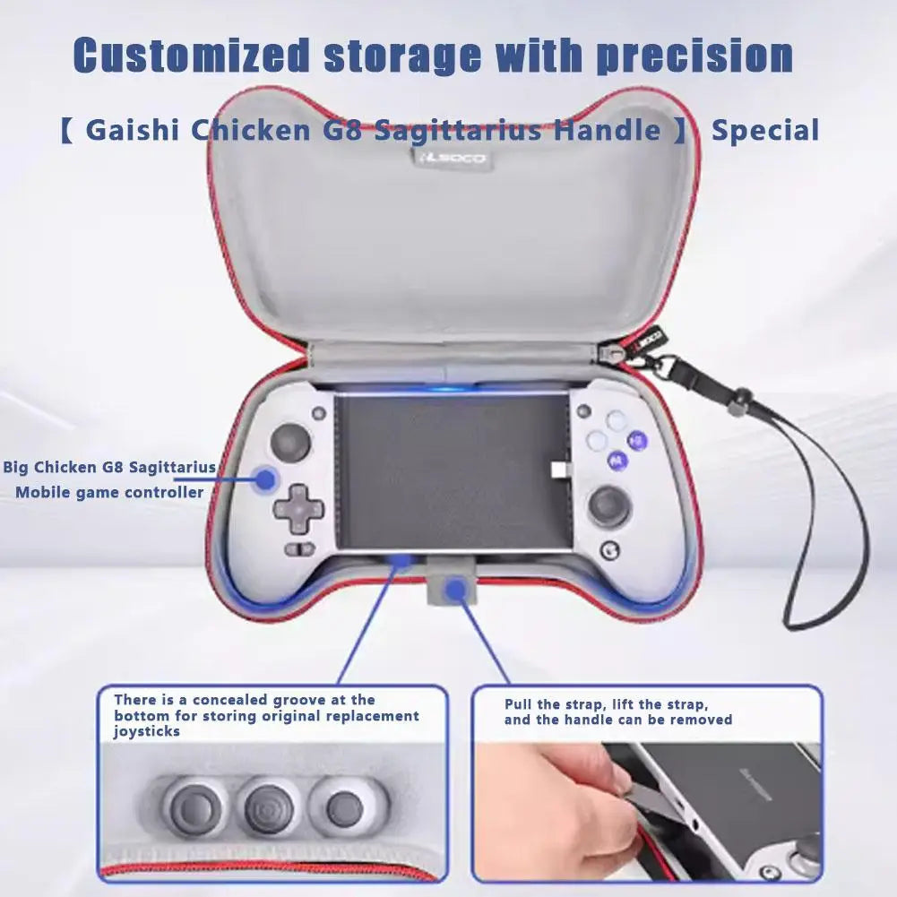 Game Controller Storage Bag For Gamesir G8 + Protective Case Portable Pocket For GameSir G8 Plus Game Accessories Q9O7