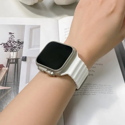 Strap For Apple watch ultra band 49mm 44mm 45mm 41mm 40mm 38mm 44 45 mm 1:1 Original Ocean belt iWatch series 9 10 8 7 se bands