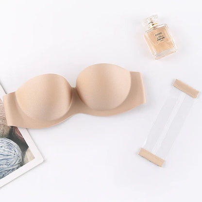 Sexy Strapless Bras Women Wireless Bralette Soft Female Underwear Ladies Seamless Bras Invisible Bra With 2pcs Straps