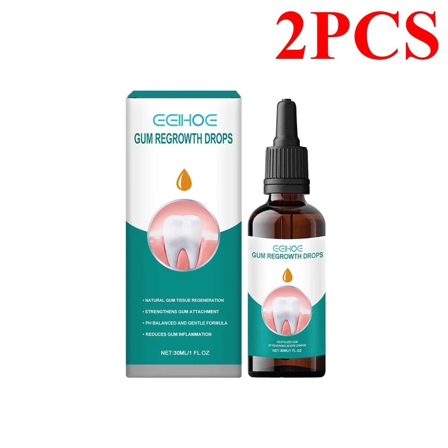 Gingival repair drops Quickly Repair of Cavities Caries Teeth Whiten Remove Yellow Plaque Stains Relieve Gums Decay Toothpaste