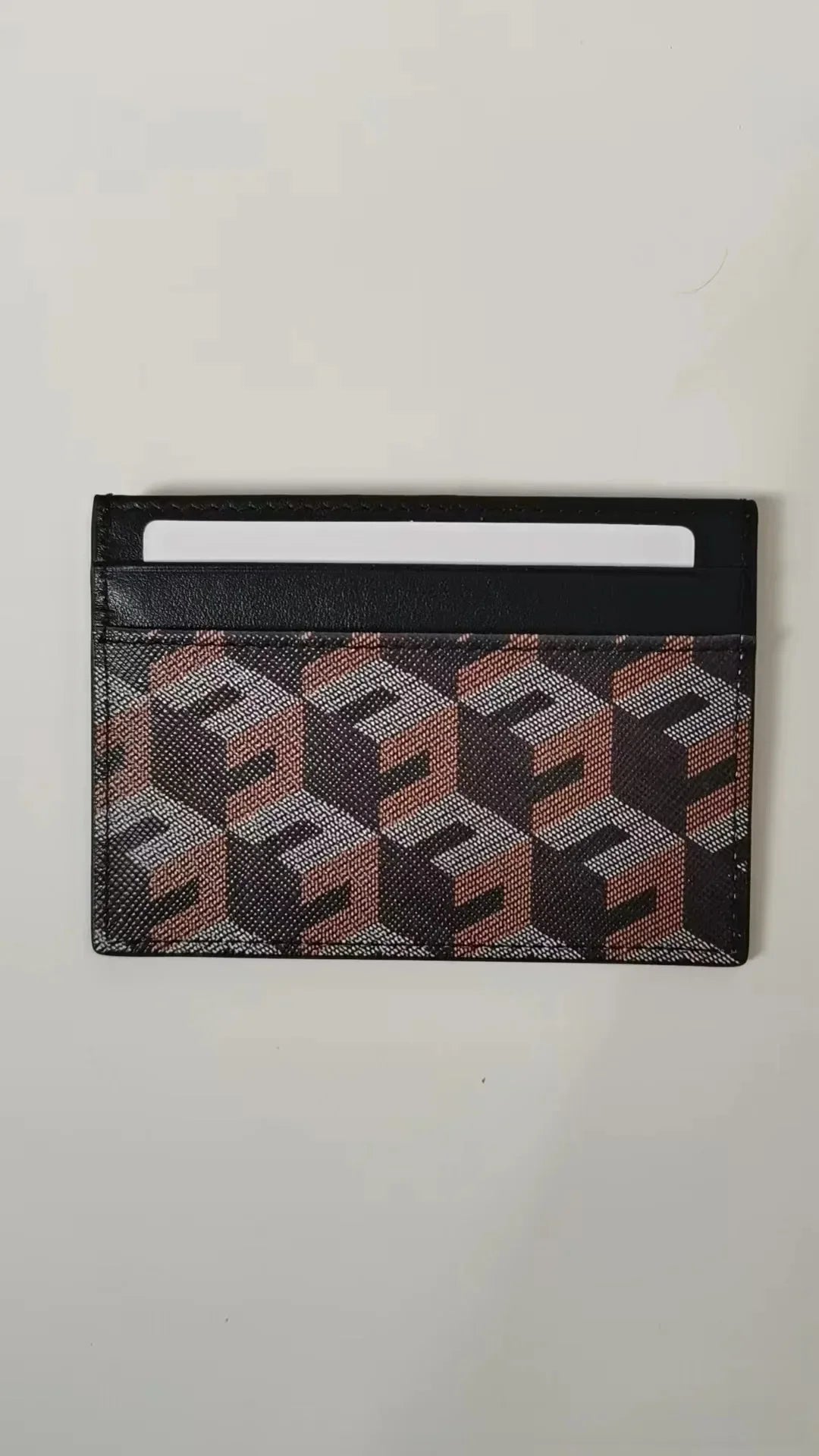 New Trendy 3D Pattern Genuine Leather Card Holder Multi-Functional Small Size for Men And Women Card Protector Coin Purse