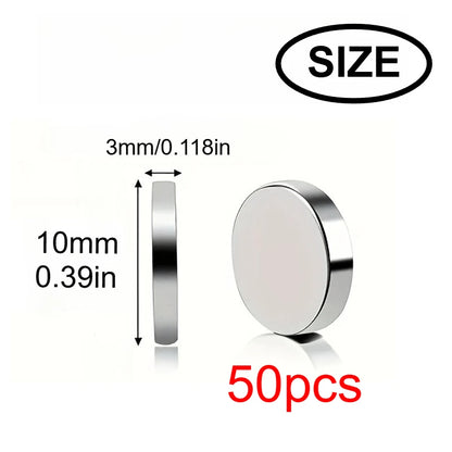 10x3/6x3mm mini whiteboard magnet, widely used in Halloween DIY, refrigerator stickers warehouse tool classification bag buttons