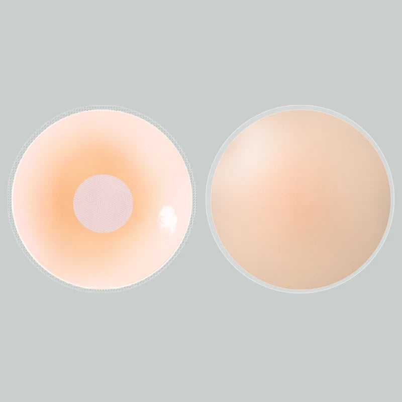2/6/10 Reusable Silicone Nipple Patches, Seamless Self-adhesive Anti Protrusion Nipple Patches, Women's Underwear Accessories