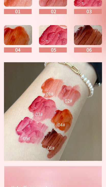 HERORANGE Crystal Gloss Lip Lacquer: Long-Lasting Hydration, Non-Sticky Formula with Glass-Like Shine at an Affordable Price