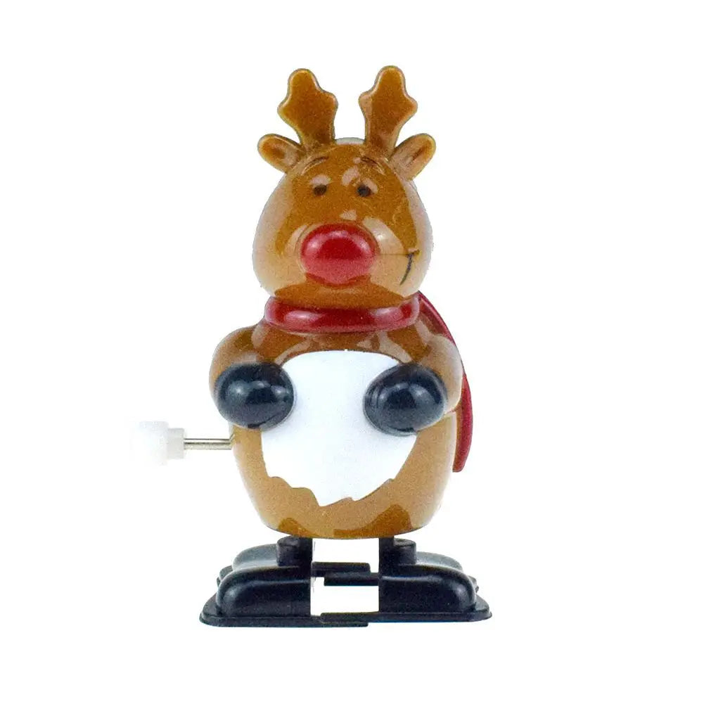 Christmas Ornament Children Toys Jumping Santa Claus Elk Snowman Penguin Kindergarten Festive Party Supplies New Year Gifts