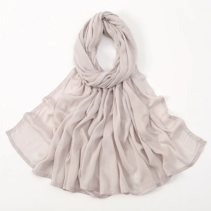Fashion Modal Hijab Rayon Cotton Shawls Muslim Hijabs For Women Plain Scarf Big Size Headscarf Islamic Turban Headband 190*85cm