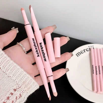 2 In 1 Glitter Matte Aegyosal Pen Brightening Highlight & Shadow Stick Dual End Eye Makeup Lying Silkworm Eyeliner Gel Pencil