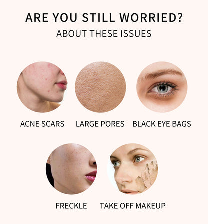 QIC Waterproof & Sweatproof Concealer Cream - Tattoo Coverage, Long-Lasting Foundation, Natural, Full Coverage, All Skin Types