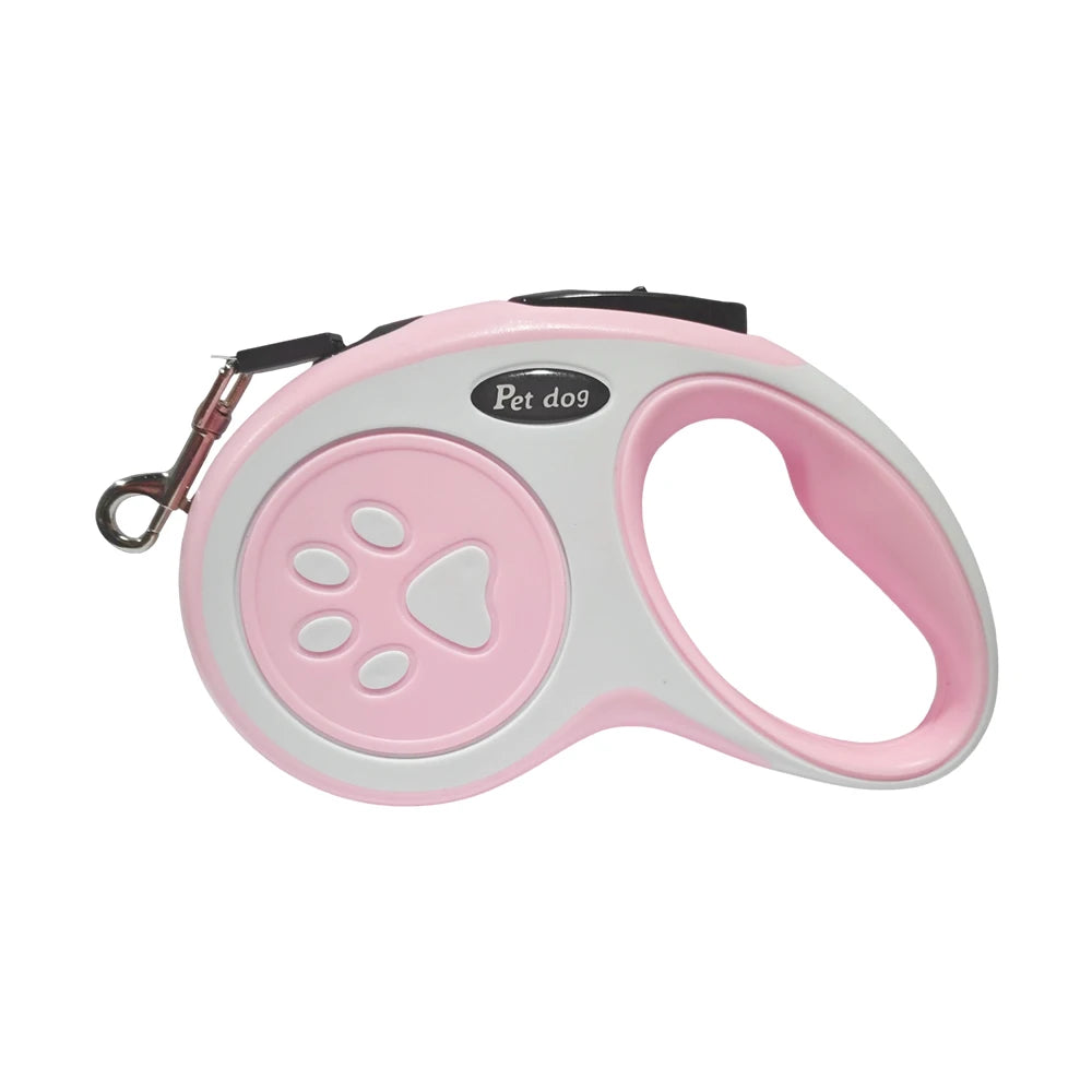 3m 5m Nylon Pet Dog Leash Automatic Retractable Extending Rope Puppy Walking Running Traction Roulette For Small Big Dogs Cats