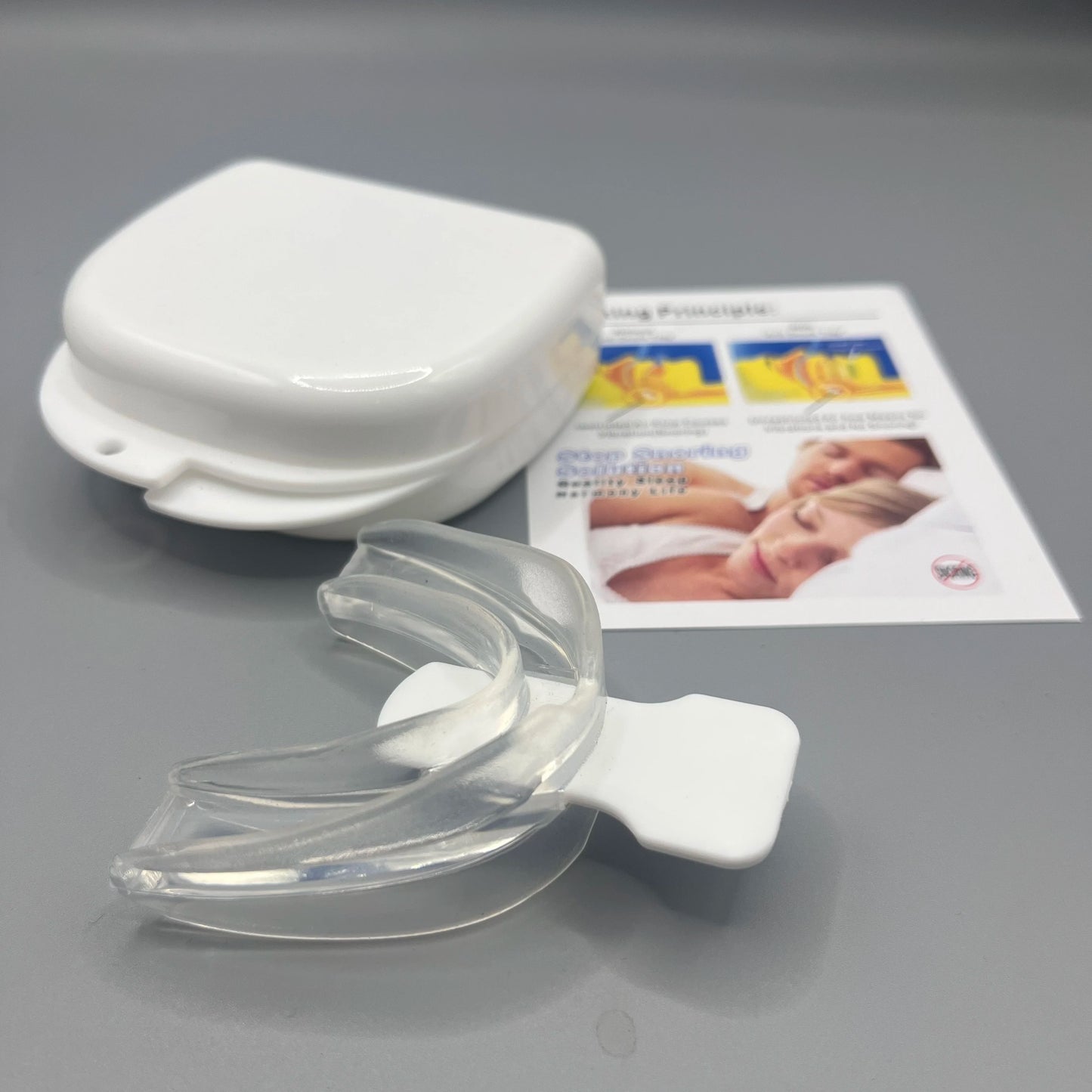 New White Box Anti-Snoring Sleep Aid Mouth Guard for Bruxism & Snoring | Anti Grinding Dental Night Guard
