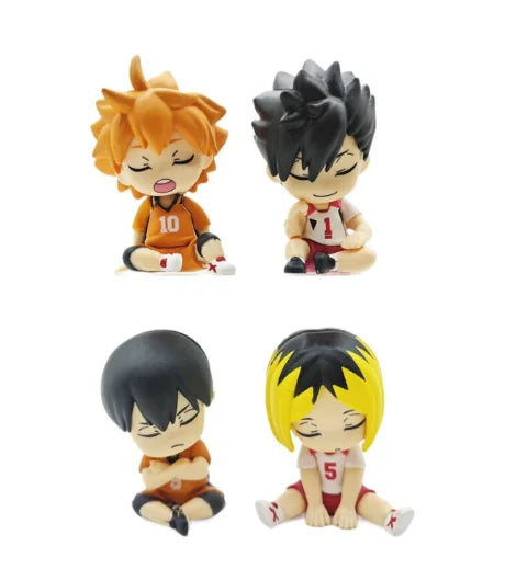 New In Stock Japanese Anime Volleyball Youth Shoulder To Shoulder Sleep Blind Box Kawaii Action Figure Desktop Ornament Gifts