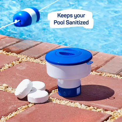 Enduring Pool Floating Dispenser - Automatic Sterilizer for Chlorine Tablets ,Chemical Floater