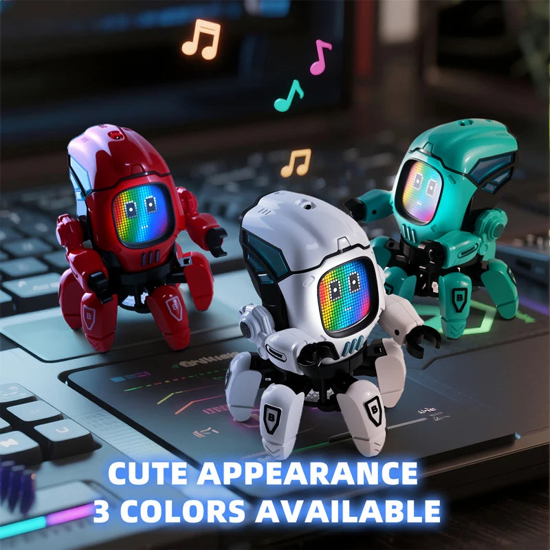 Kids Dance Robots Music LED 6 Claws Octopus Robot Birthday Gift Toys For Children Early Education Baby Toy Boys Girls