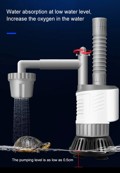 Aquarium Water Change Pump Electric Fish Tank Cleaning Tool Vacuum Water Changer Gravel Cleaner Siphon Filter Pump  30W 220v