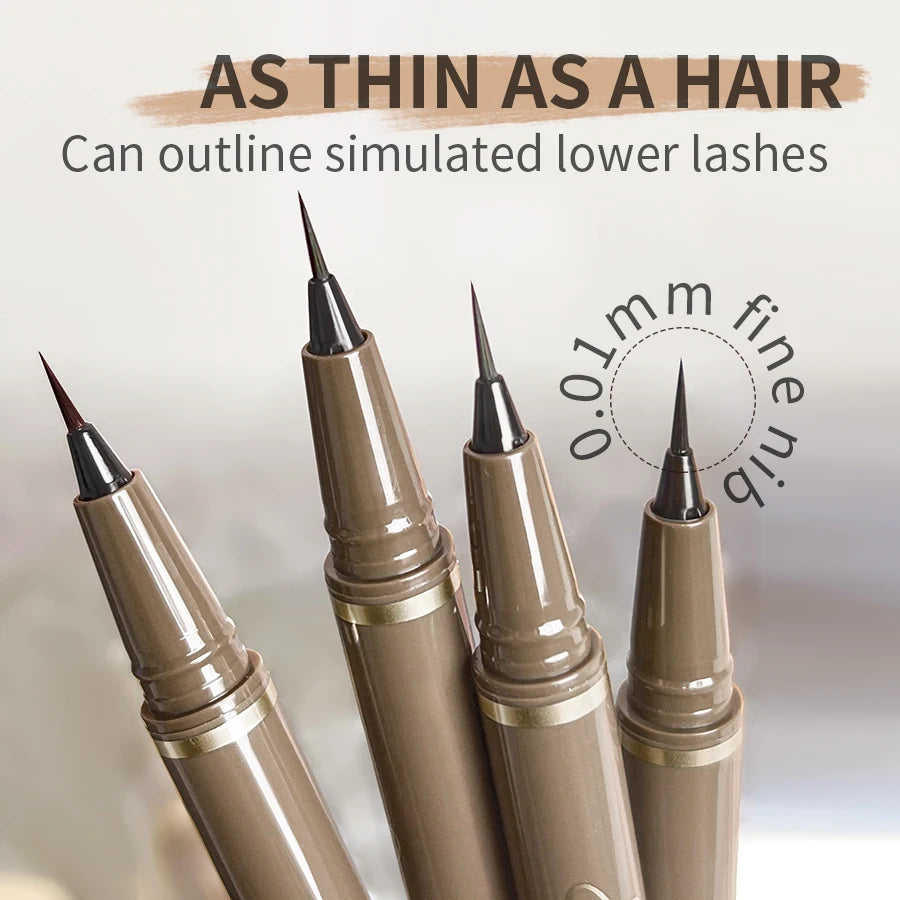Smooth Very Fine Eyeliner Pen Longacting Quickdrying Waterproof Eyeliner Pen Suitable For Beginners Girls Holiday Gifts