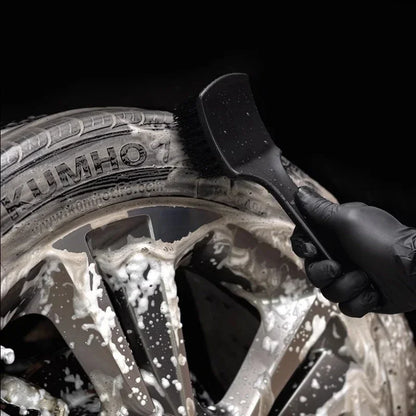 Car Tire Rim Brush Wheel Hub Cleaning Brushes Car Wheels Detailing Cleaning Accessories Black Tire Auto Washing Tool