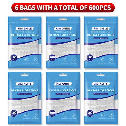 600PCS/300PCS/100PCS/50PCS/30PCS - Dental floss stick - interdental cleaning tool