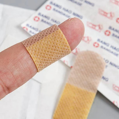 50/100Pcs Breathable Adhesive Plaster Cushion Bandage First Aid Gauze Pads for Sports Wrapping and Daily Minor Wound Care