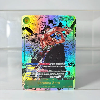 Anime One Piece OPCG CHARACTER English Version Trafalgar Law Donquixote Roainante Smoker Cavendish Kuzan Collection Proxy Cards