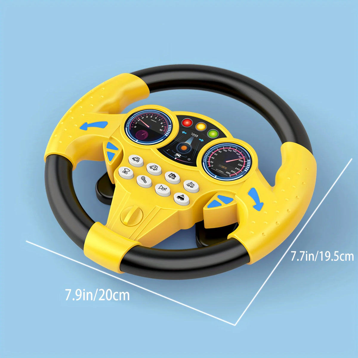 1PC Car Steering Toys Steering Wheel Toy Creative Children's Education Toy Easter New Year's Day Spring Festival Gift