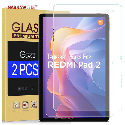 For Redmi Pad 2 Tempered Glass Screen Protector On Xiaomi Redmi Pad 2 11-inch Bubble-free Anti Scratch HD Film 2 Pieces