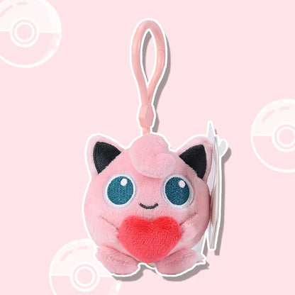 Pokemon Jigglypuff Charmander Gengar Squirtle Mimikyu Kawaii Plush Stuffed Toy Keychain Backpack Pendant Keyring Birthday Gifts