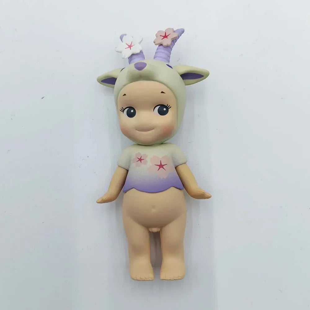 Sonny Angel Blind Box Purple Cherry Blossom Series Nigbt Minifigure Version Decoration Cute Mystery Surprise Giff