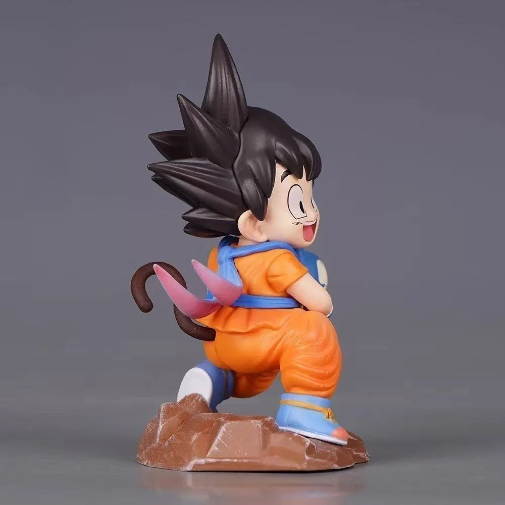 10cm/3.93in Anime Dragon Ball Z Figure Goku Figure Goku Embrace Pura PVC Anime Collectible Model Toys Gifts