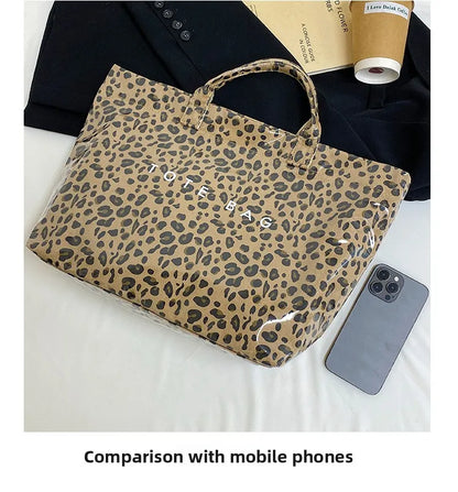 Leopard Print Women's Handbag Summer New Large-capacity Fashionable Tote Bag Fashionable Handbag Bags for Women Designer Bags