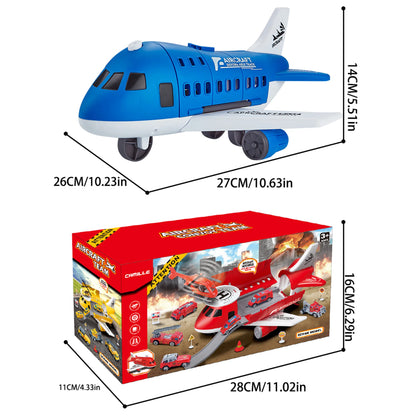 Creative and novel deformation airplane toy combination - Multiple themes, gift box packaging - Gifts suitable for boys and girl