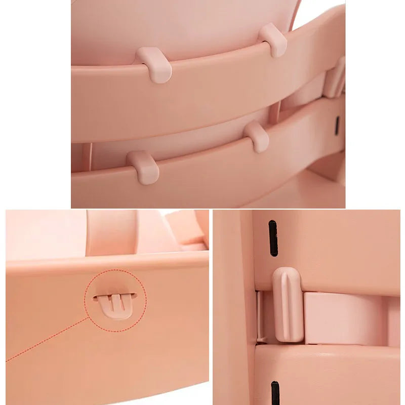 For Growth Chair Dining Plate Babies Feeding Chair Dining Table Plate ABS High Seat Tray Children Dining Chair Accessories