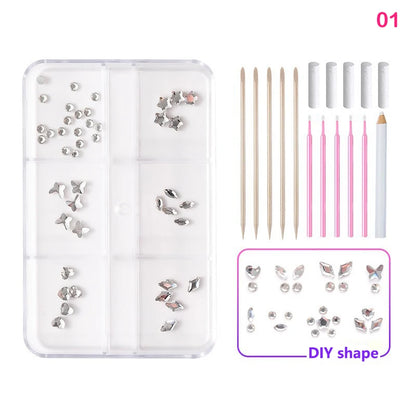 1 Set Professional Tooth Gem Kit Diy Love Horse Eye Crystals Jewelry Kit Teeth Gems Kit Tooth Gems For Teeth Jewelry Starter