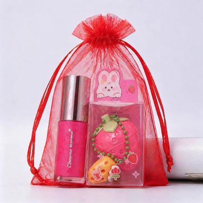 Random Shiping 1PC Strawberry Lip Gloss Lipstick Moisturizing Winter Antifreeze Anti Crack Moisturizing Lasting Lip Balm