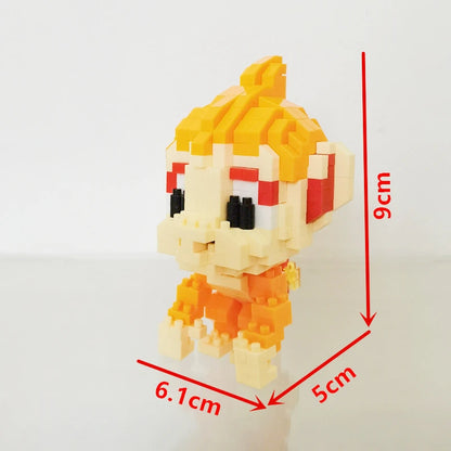 75 Style Building Blocks Assembly Anime Picachu Charizard Doll Blastoise Bulbasaur Gengar Bricks Figures Toy for Kid Gift