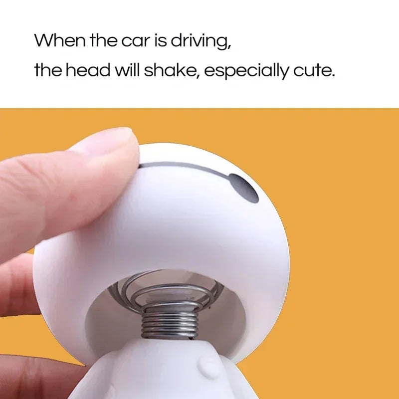 Cartoon Baymax Robot Shaking Head Figure Car Ornaments Auto Interior Decorations Big Hero Toys Ornament