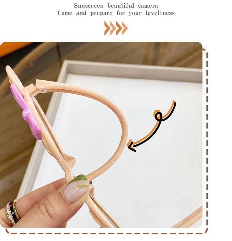 New Children Cute Cartoon UV400 Sunglasses Boys Girls Colors Outdoor Kids Sun Protection Sunglasses Baby Sport Shades Glasses
